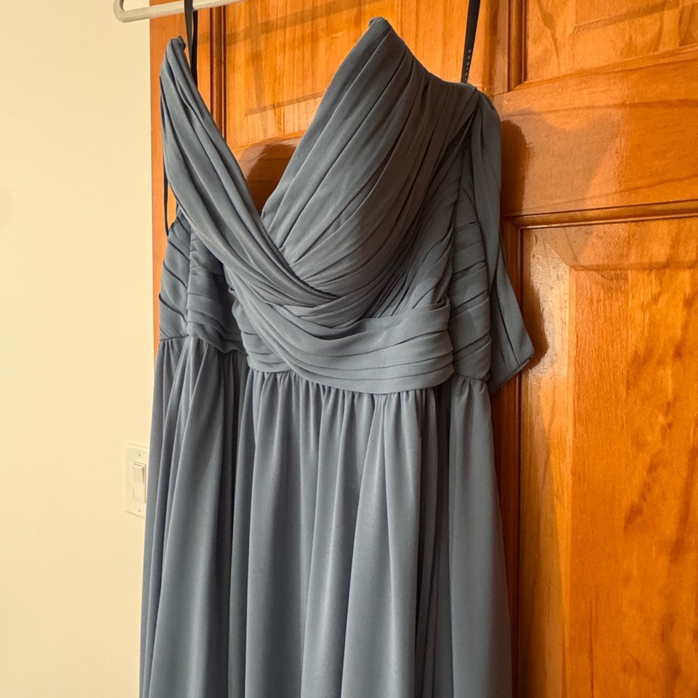 Hailey Paige Blue Evening Gown - Picture 3 of 7